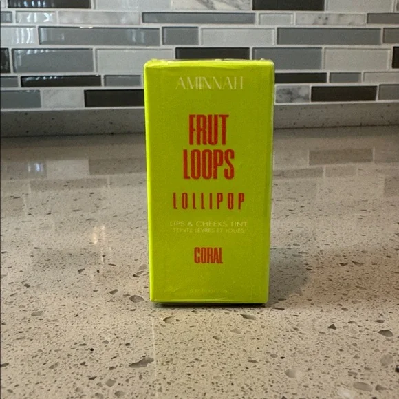 AMINNAH - Fruit Loops Lollipop Coral Cheek & Lip Tint - Picture 2 of 7